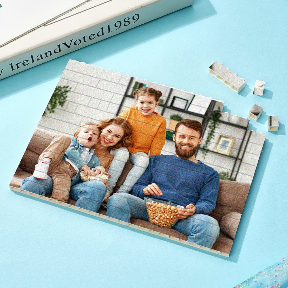 Wedding Gifts Personalized Building Brick Photo Block Square Shape